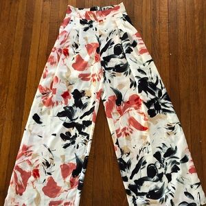 Long flowy tropical pants